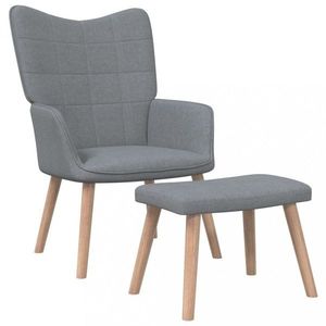 Relaxačné kreslo s podnožkou látka Dekorhome vyobraziť