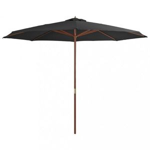 Slnečník Ø 350 cm látka / drevo Dekorhome vyobraziť