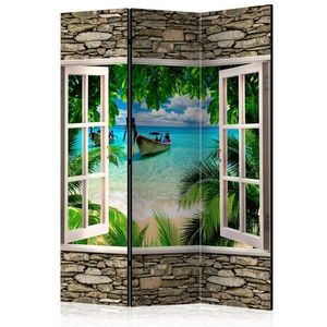 Paraván Tropical Beach Dekorhome vyobraziť