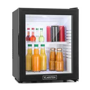 Klarstein Brooklyn, minibar, 30 l, energet. trieda F, čierna, sklo vyobraziť