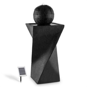 Blumfeldt Schönbrunn, solárna fontána, guľovitá, LED, 20 l/h, čadič vyobraziť