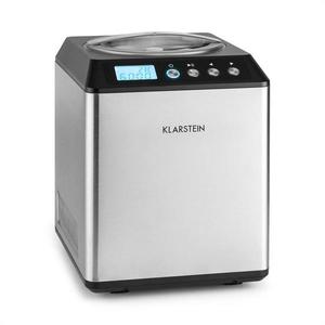 Klarstein Vanilla Sky, zmrzlinovač, s kompresorom, 180W, 2 l, nehrdzavejúca oceľ, strieborný vyobraziť
