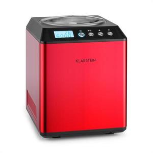 Klarstein Vanilla Sky, zmrzlinovač, s kompresorom, 180W, 2 l, nehrdzavejúca oceľ, červený vyobraziť