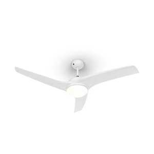 Klarstein Figo, stropný ventilátor, 52", 55 W, stropná lampa, 2 x 42 W, diaľkový ovládač, biely vyobraziť