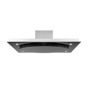 Klarstein Secret Service, digestor, 110 cm, stropný, 800 m³/h, sklo, LED, čierny vyobraziť
