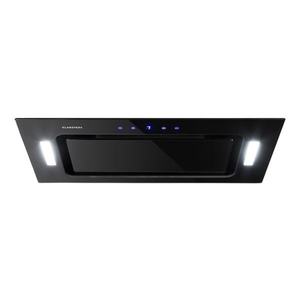 Klarstein Hektor, digestor, 52 cm, vstavaný, 530 m³/h, LED, dotykové ovládanie, sklo, čierny vyobraziť