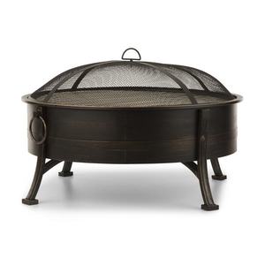 Blumfeldt Catania, ohnisko 2 v 1, Ø 80 cm, lapač iskier, Ø 70 cm gril, oceľ, antický motív vyobraziť