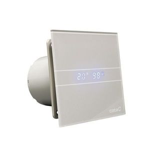 CATA - E-100 GSTH kúpeľňový ventilátor axiálny s automatom, 4W/8W, potrubie 100, strieborná 00900600 vyobraziť