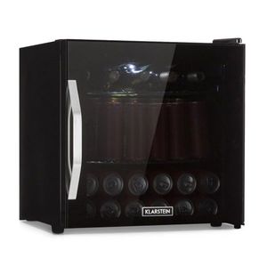 Klarstein Beersafe L Onyx, chladnička, energet. trieda E, LED, kovové police, sklenené dvere, čierna vyobraziť