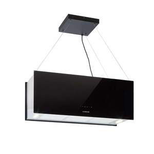 Klarstein Kronleuchter XL, digestor, 90 cm, ostrovčekový, 590 m³/h, dotykové ovládanie, LED, čierny vyobraziť
