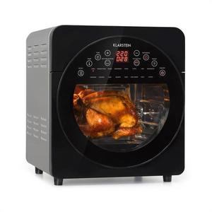 Klarstein AeroVital easy touch, teplovzdušná fritéza, 1700 W, 14 l, 16 programov, čierna vyobraziť