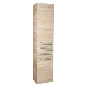 AQUALINE - VEGA Skrinka vysoká 35x184x31cm, dub platin VG985 vyobraziť