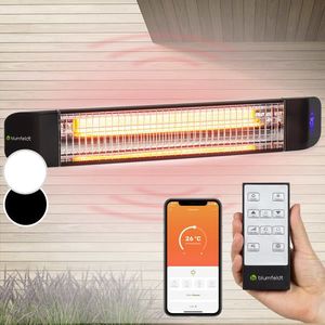 Blumfeldt Smartwave, infračervený ohrievač, 2400 W, WiFi, ovládanie cez aplikáciu, čierny vyobraziť