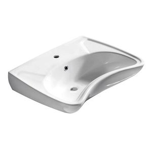 ISVEA - HANDICAP keramické umývadlo pre telesne postihnutých, 59, 5x45, 6cm, biela 10TP60060 vyobraziť
