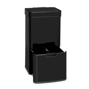 Klarstein Touchless Black Stainless Steel, odpadkový kôš, senzor, 72 l, čierny vyobraziť