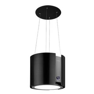Klarstein Skyfall, digestor, 45 cm, ostrovčekový, 402 m³/h, LED, nehrdzavejúca oceľ, čierny vyobraziť