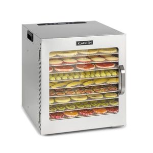 Klarstein Captain Jerky 110, sušička potravín, 1000 W, 30-90 °C, 24-hod. časovač, nehrdzavejúca oceľ vyobraziť