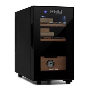 Klarstein El Presidente 23, humidor na cigary, 23 l, 45 W, dotykové ovládanie, bukové drevo, LED vyobraziť