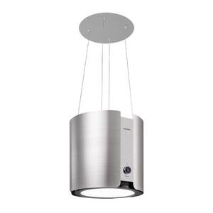 Klarstein Skyfall, digestor, 45 cm, ostrovčekový, 402 m³/h, LED, nehrdzavejúca oceľ, strieborný vyobraziť