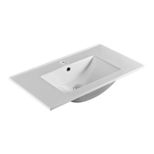 Mereo Nábytkové umývadlo SLIM, 81x46x18 cm, keramické, biele UC8146 vyobraziť