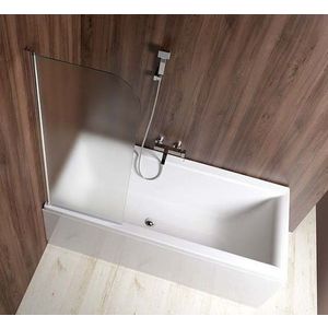 AQUALINE - VILMA vaňová zástena 600x1400, chrom, ľavá, matné sklo AQ6018L vyobraziť