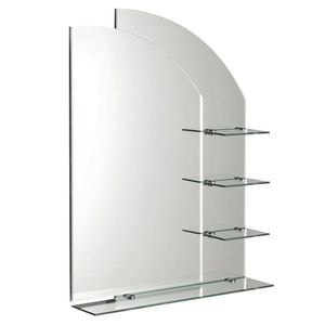 AQUALINE - Zrkadlo WEGA s policami 65x90cm 65028 vyobraziť