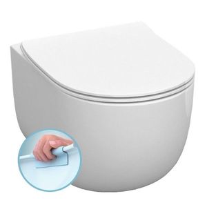 KERASAN - FLO závesná WC misa, Rimless, 37x54cm, biela 311101 vyobraziť