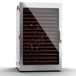 Klarstein Captain Jerky 160, sušička potravín, 1500 W, 30-90 °C, 24-hod. časovač, nehrdzavejúca oceľ vyobraziť