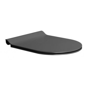 GSI - WC sedátko, SLIM, Soft Close, Quick Release, čierna mat/chróm MS86CSN26 vyobraziť