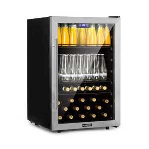 Klarstein Beersafe 5XL, chladnička, 148 l, 3 police, panoramatické sklenené dvere, nehrdzavejúca oceľ vyobraziť