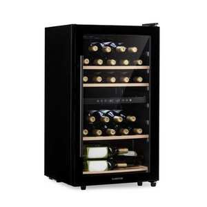 Klarstein Barossa 34 Duo, vinotéka, 2 zóny, 34 fliaš, sklenené dvierka, dotykové ovládanie, čierna vyobraziť