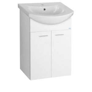 AQUALINE - ZOJA umývadlová skrinka 50, 5x74x30cm, biela 51055A vyobraziť
