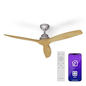 Klarstein Santa Elena Smart 52", Ø 132 cm stropný ventilátor, 10260 m³/h, lopatky z pravého dreva, 6 nastavení rýchlosti, diaľkové ovládanie vyobraziť