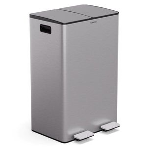 Klarstein EcoVista, odpadkový kôš s kompostérom, 60 l + 3 l/kôš + kompostér, Soft-Close vyobraziť