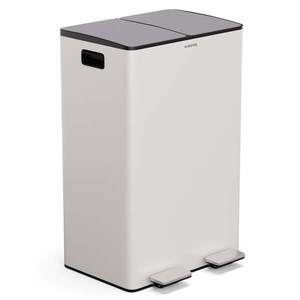 Klarstein EcoVista, odpadkový kôš s kompostérom, 60 l + 3 l/kôš + kompostér, Soft-Close vyobraziť
