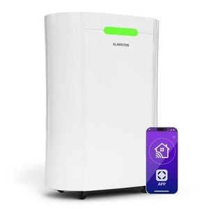Klarstein AeroDry Smart 12 odvlhčovač vzduchu, 12 l/deň, 30m², senzor vlhkosti, ovládanie pomocou aplikácie, 135 m³/h vyobraziť