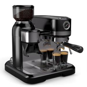 Klarstein Bella Café Pákový kávovar, Vintage, mlynček, 19 bar, Napeňovač mlieka, Tlakomer, 1150 W vyobraziť