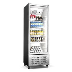 Klarstein GrandCooler chladnička na nápoje, 270 l, LED osvetlenie, s kolieskami, 4 police vyobraziť