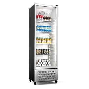Klarstein GrandCooler chladnička na nápoje, 306 l, LED osvetlenie, s kolieskami, 4 police vyobraziť
