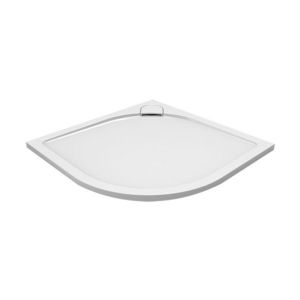Mereo Štvrťkruhová sprchová vanička s oblým kryt. sifónu, 80x80x3 cm, vr. sif., bez nožičiek, liaty mramor CV15CS vyobraziť