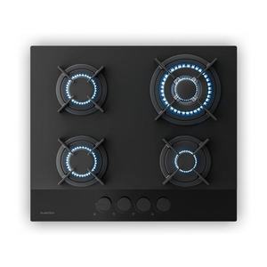 Klarstein Plynová varná doska Velaire, 4-platnička s elektrickým zapaľovaním, kompatibilná so zemným plynom a LPG, 8000W, 60cm vyobraziť