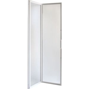 HOPA - Sprchové dvere DIANA - Farba rámu zásteny - Hliník biely, Rozmer A - 100 cm, Smer zatváranie - Univerzálny Ľavé / Pravé, Výplň - Polystyrol 2, 2 mm (acrilico), Výška - 185 cm OLBSZ100 vyobraziť