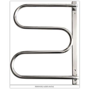 HOPA - Elektrický sušiak otočný - Rozmery sušiakov - ES 2 - 35 × 565 × 475 mm, nerez, 30 W OLBES2ON vyobraziť