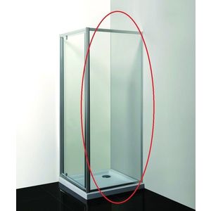 HOPA - Pevná stena SMART - PINA - Farba rámu zásteny - Hliník chróm, Rozmer A - 90, Smer zatváranie - Univerzálny Ľavé / Pravé, Výplň - Grape bezpečnostné sklo - 6 mm OLBPIN90CGBV vyobraziť