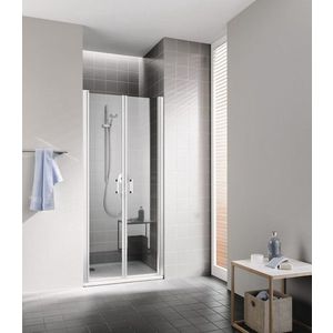 KERMI - Cada XS strieborná lesk Dvojkrídlové kývne dvere 850/2000 číre sklo s CadaClean CKPTD08520VPK CKPTD08520VPK vyobraziť