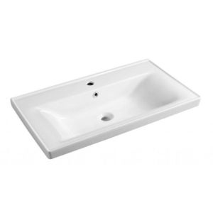 AQUALINE - SAVA 80 keramické umývadlo nábytkové 80x46cm, biela 2080 vyobraziť