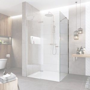 Mereo Fixné sklo, Novea, 76 x 200 cm, chróm ALU, sklo Číre, L/P prevedenie CK10103Z vyobraziť