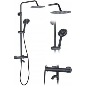 REA - Sprchový set s batériou 150mm Lungo čierny REA-P4113 vyobraziť