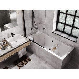BESCO - Obdĺžniková vaňa QUADRO SLIM - Nožičky k vani - Bez nožičiek, Rozmer vane - 170 × 75 cm VANQAUD170SLIM vyobraziť