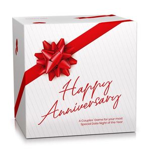 Spielehelden Happy Anniversary, Kartová hra pre páry, 280 otázok, Darčeková krabička v anglickom jazyku vyobraziť